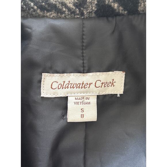 Coldwater Creek Women's Size Small Aztec Southwestern Fleece Belted Coat Jacket - Picture 4 of 14